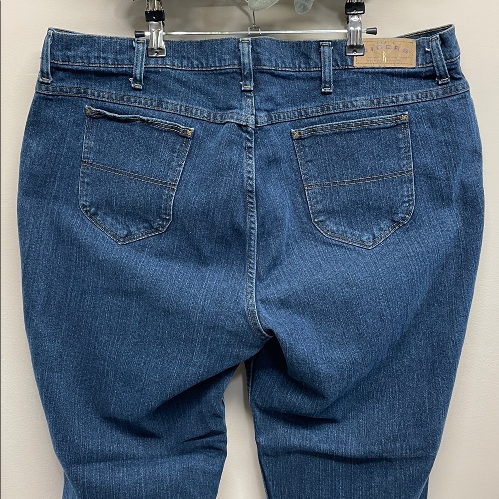 Riders By Lee Dark Wash Denim Jeans 157226H Size 22W - Picture 5 of 15